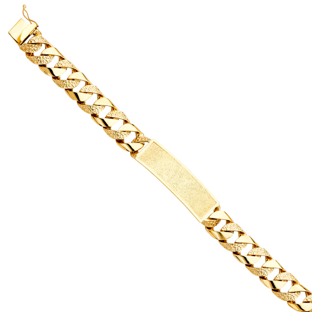 14KY NUG CUBAN LINK FID BRACE