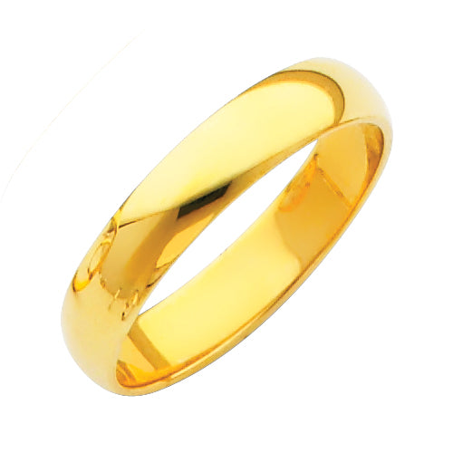 14KY 4MM PLAIN WED BAND