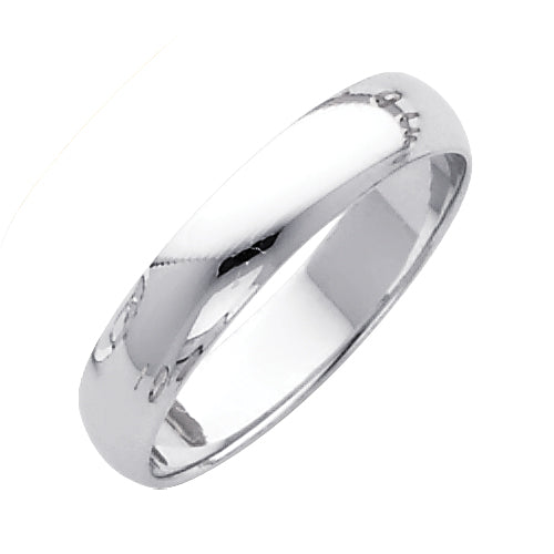 14KW 4MM PLAIN WED BAND