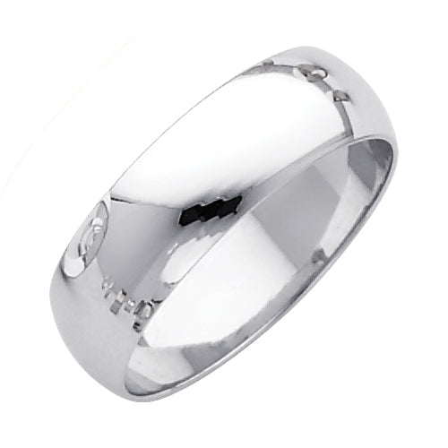 14KW 6MM PLAIN WED BAND