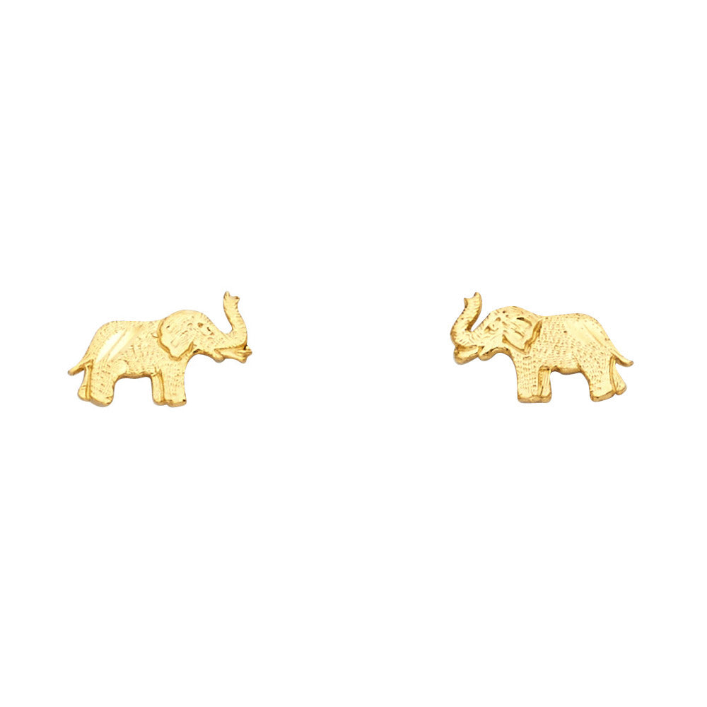 14KY SM ELEPHANT POST EAR
