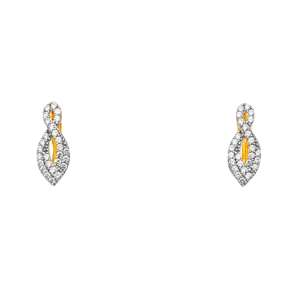 14KY CZ Earring / Set