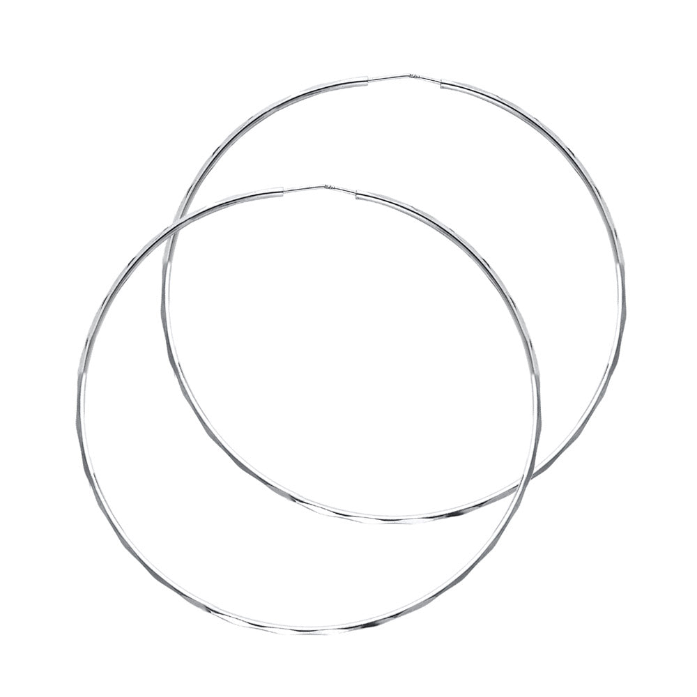 14KW 1.5MM FACETED RD TB HOOP
