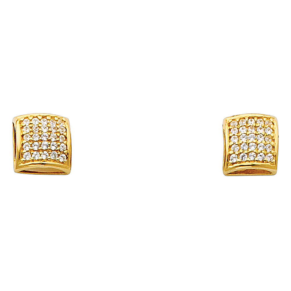 14KY FANCY CZ EARRINGS