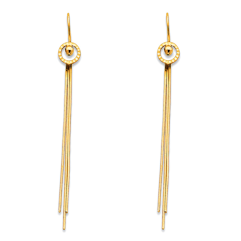 14KY HANGING EARRINGS