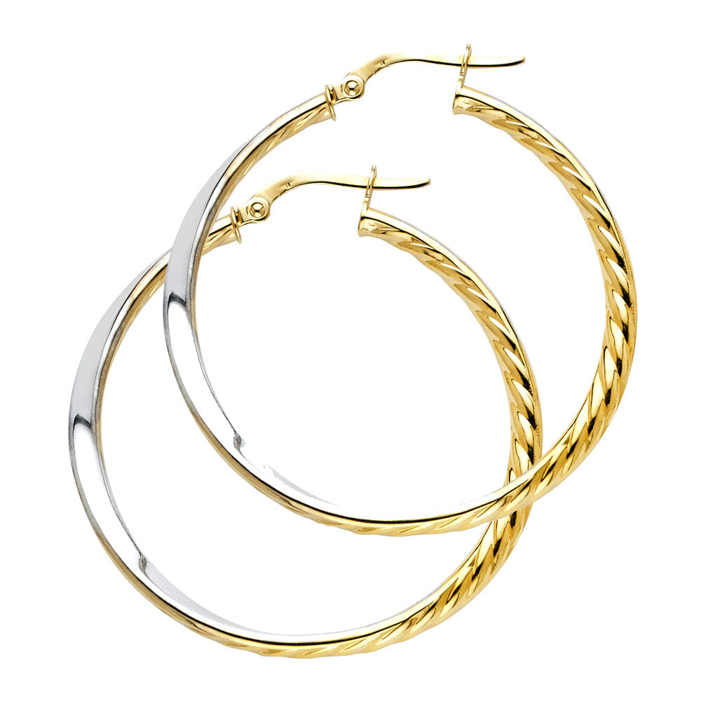 14K 2T EARRINGS