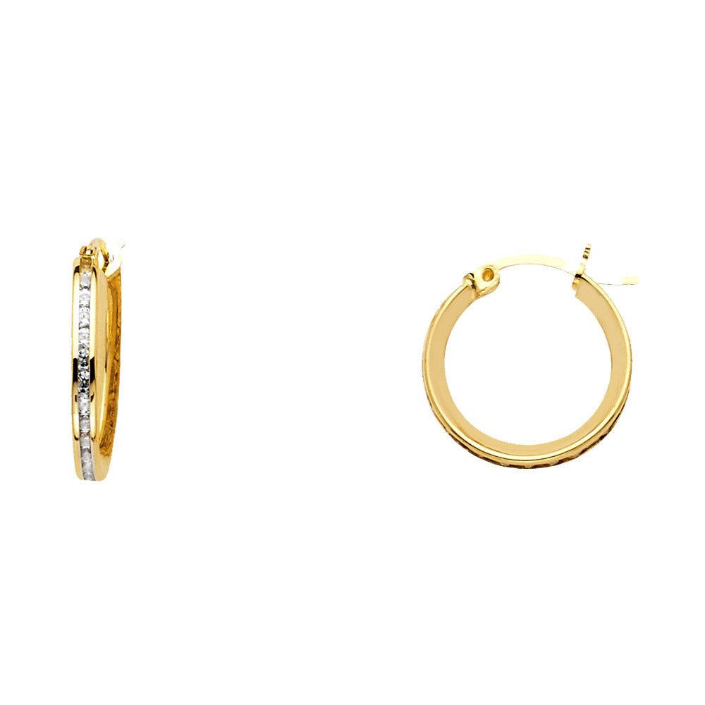 14K CZ EARRINGS