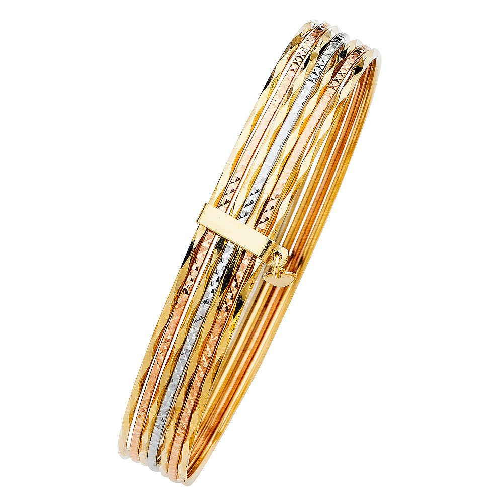 14K 3C 7DAYS BANGLE