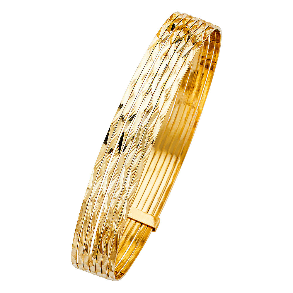 14KY 7DAYS BANGLE