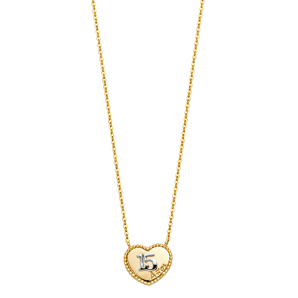 14K 2T NECKLACE