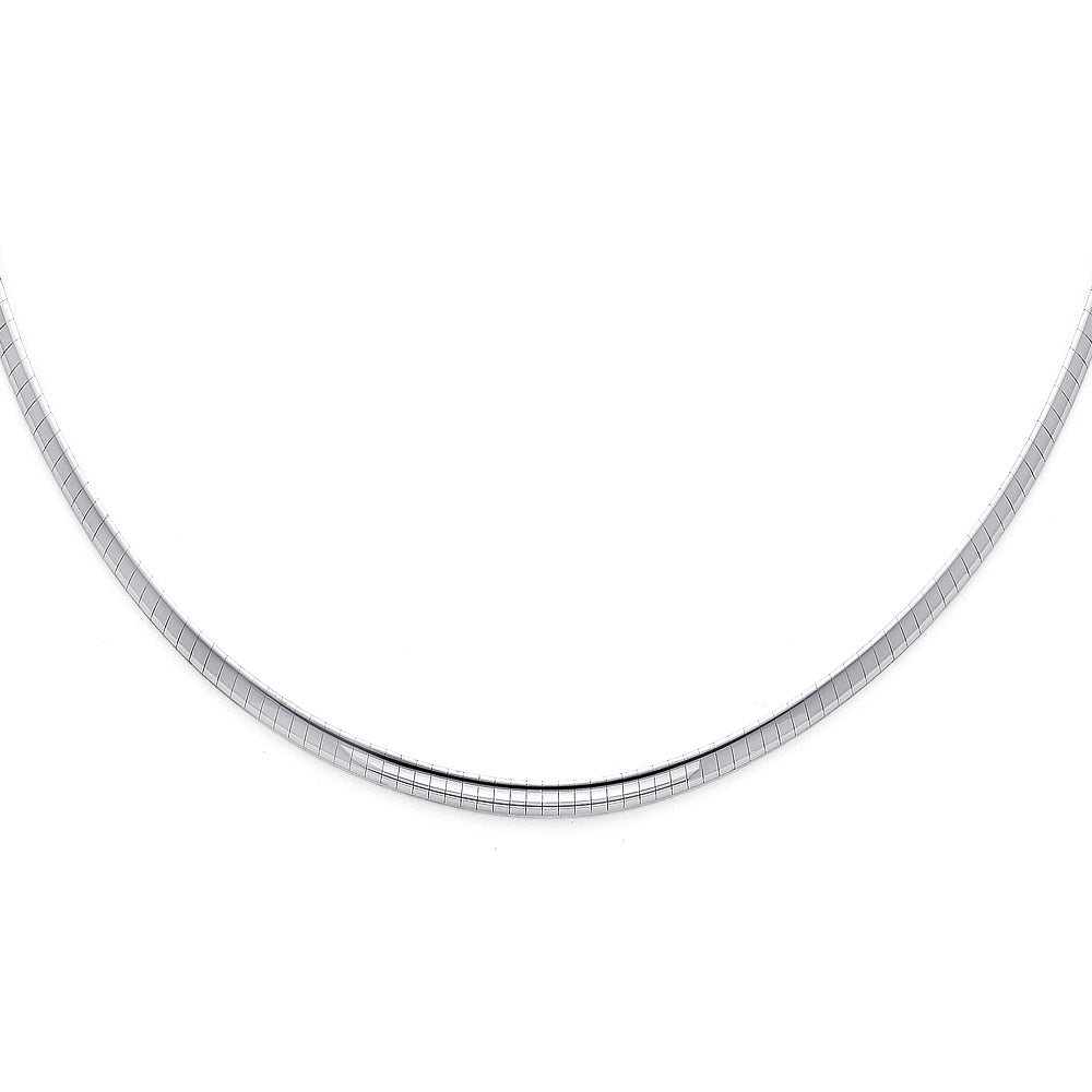 14KT REVERSIBLE OMEGA (3MM)