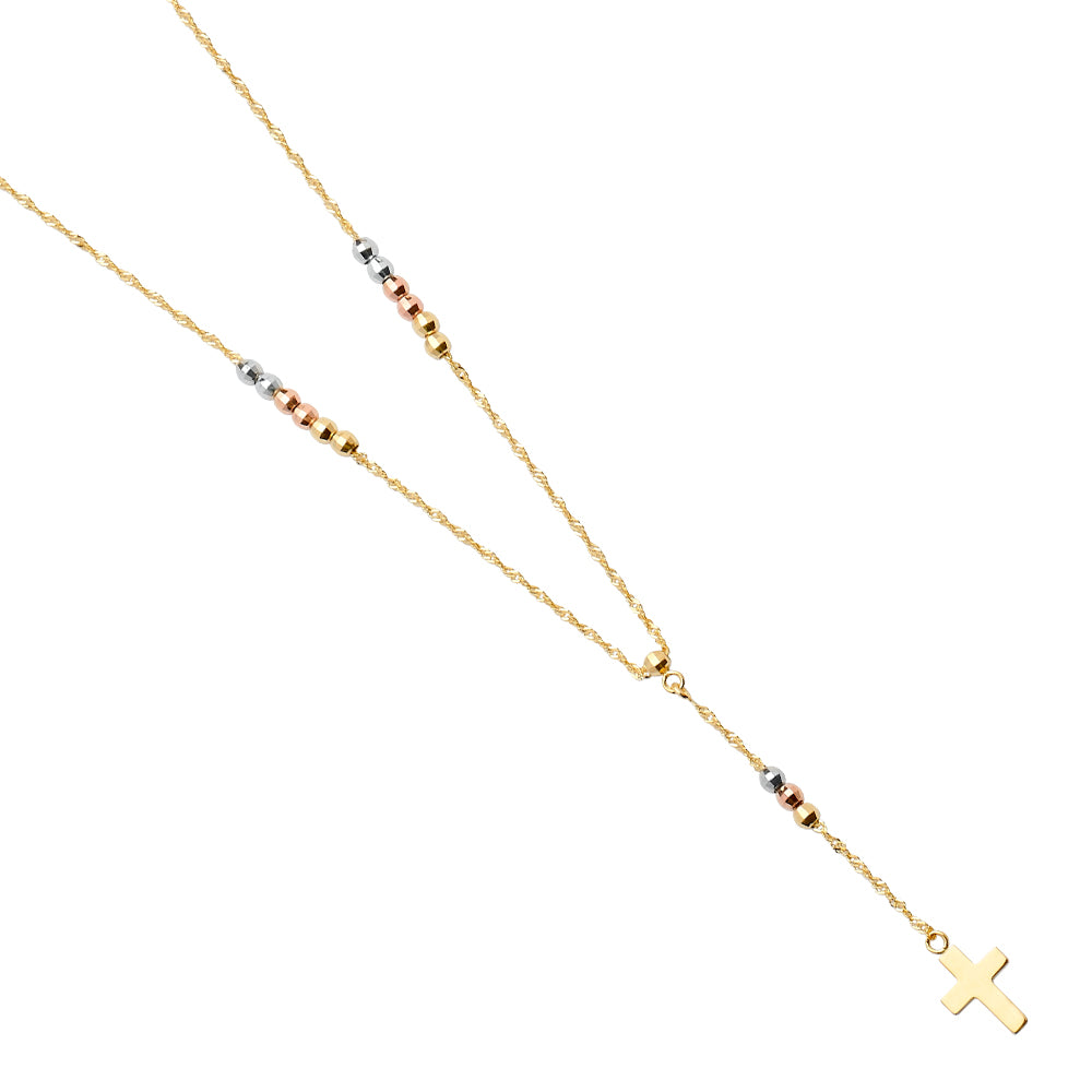 14K 3C BALL FROSARIO NECK