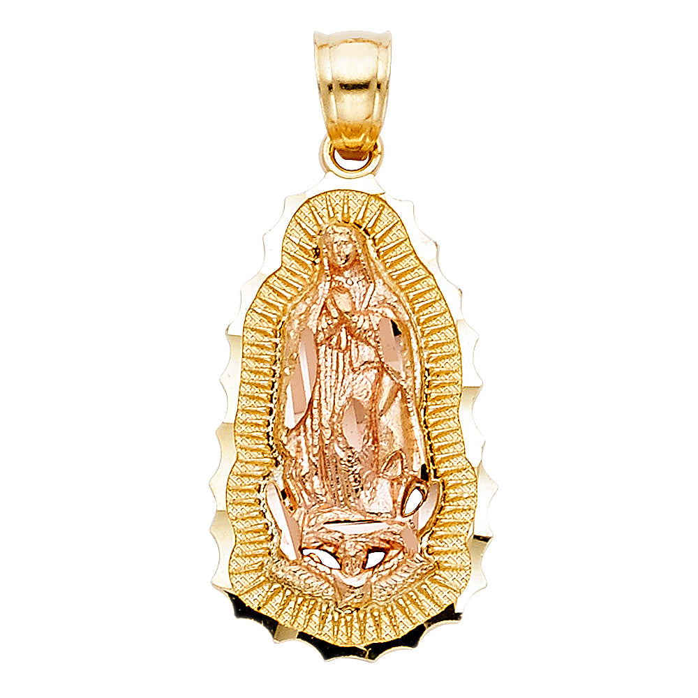 14K 2C OUR LADY OF GUADALUPE PENDANT