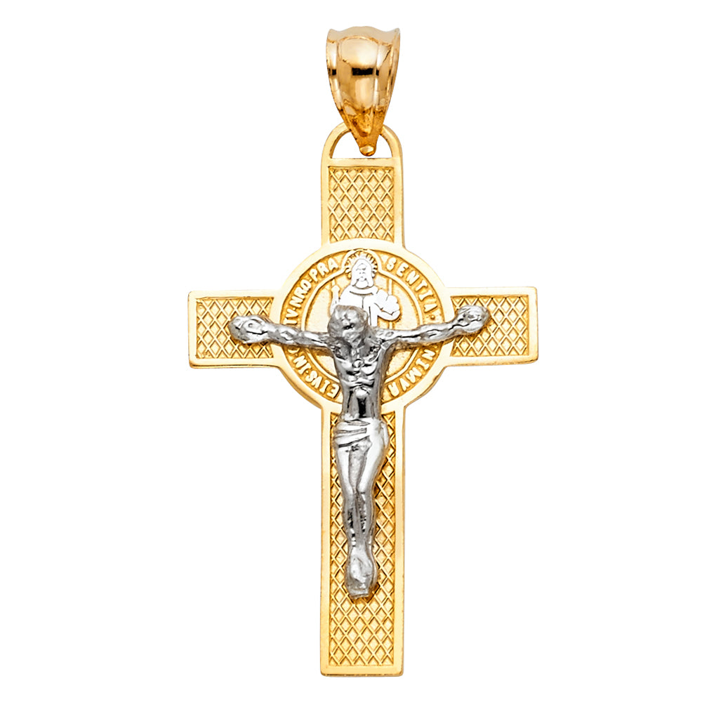 14K 2T SAN BENITO CROSS