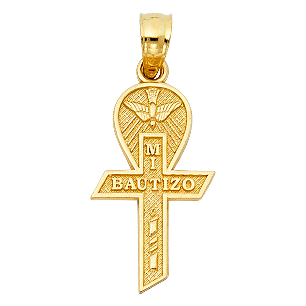14KY BAPTISM CROSS PENDANT