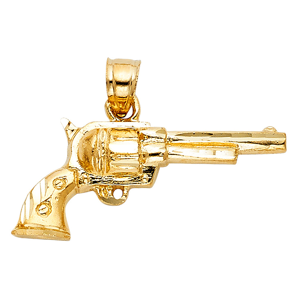 14KY PISTOL GUN PENDANT
