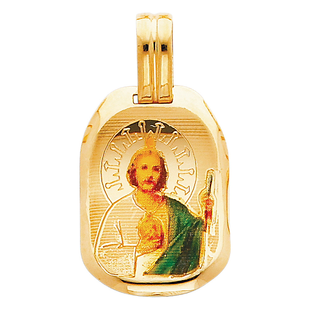 14KY ST. JUDE THADDEUS PIC PENDANT