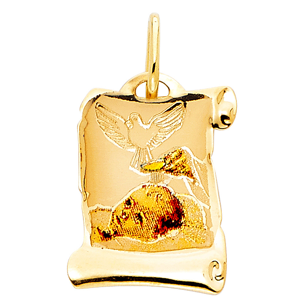 14KY BAPTISM PICTURE PENDANT