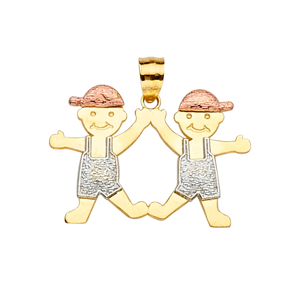 14K 3C BoyBoy Pendant