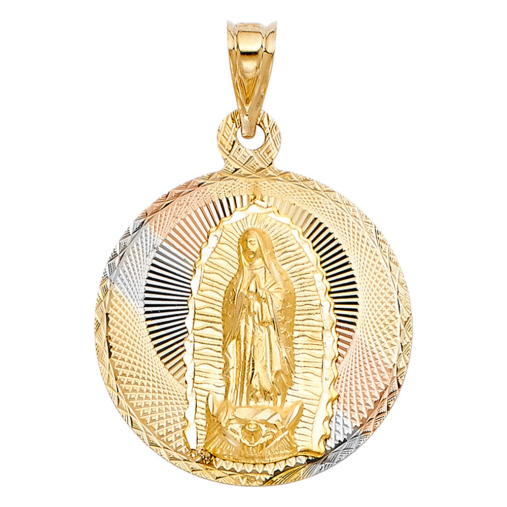 14KT RELIGIOUS STAMP PENDANT