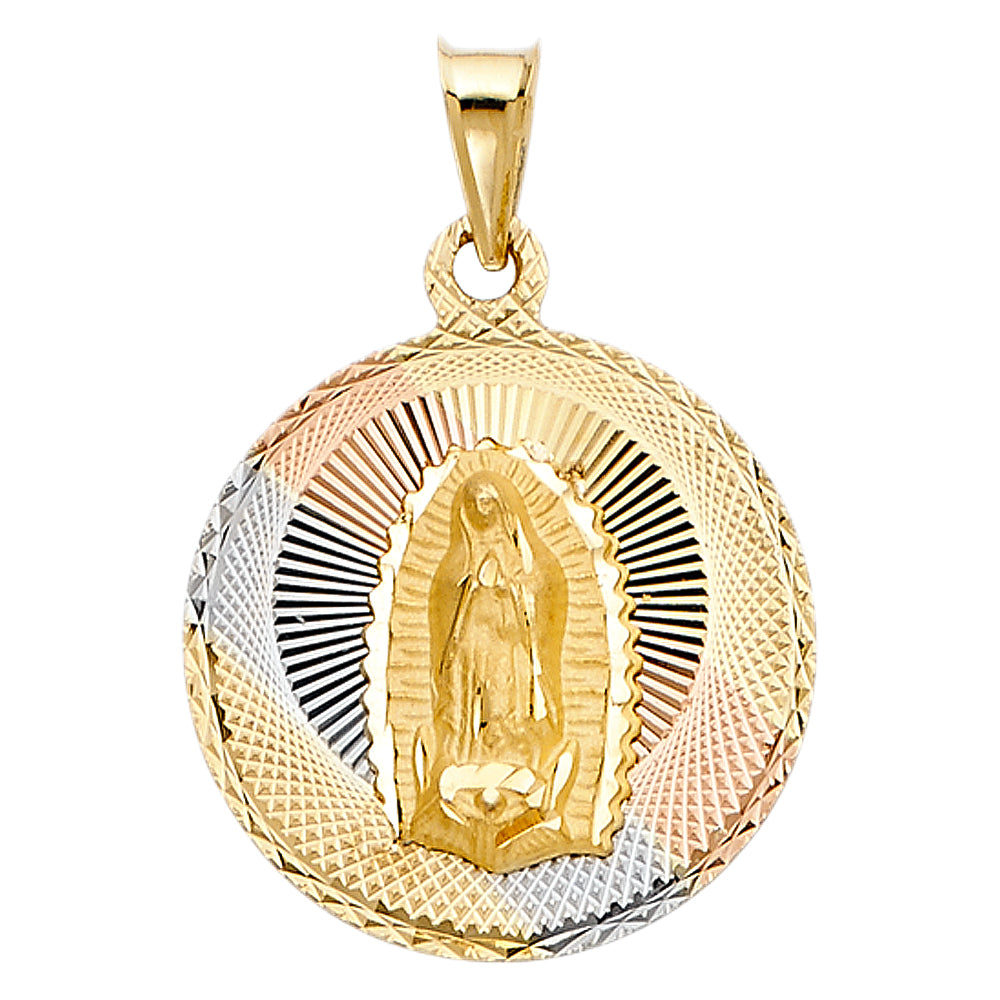 14KT RELIGIOUS STAMP PENDANT