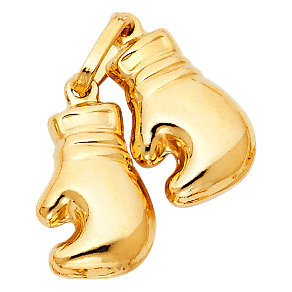 14KY BOXING GLOVE PENDANT