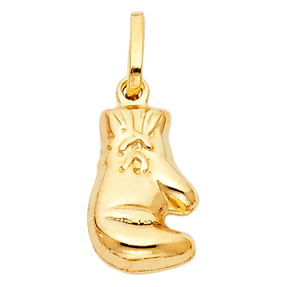 14KY BOXING GLOVE PENDANT