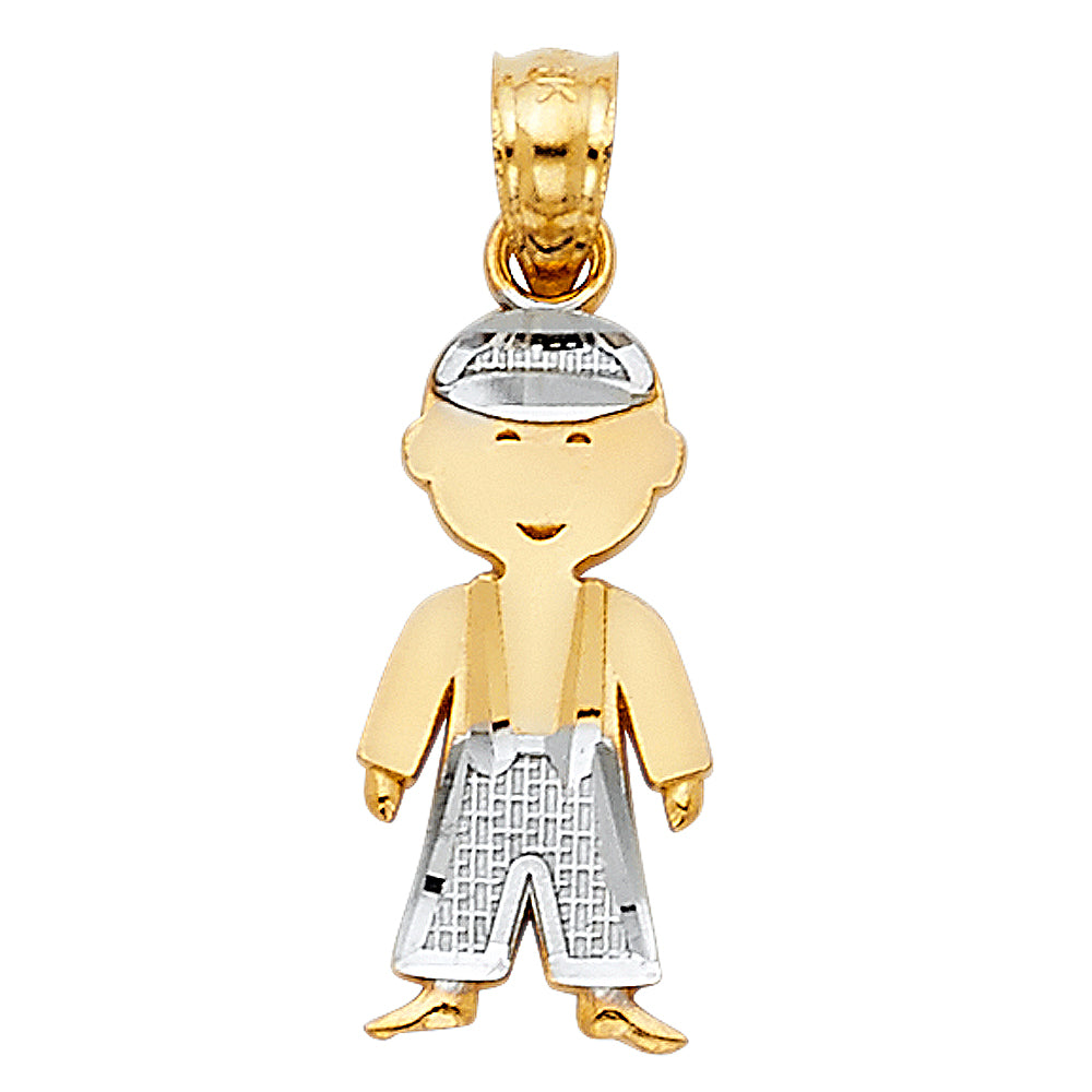 14K 2T BABY PENDANT