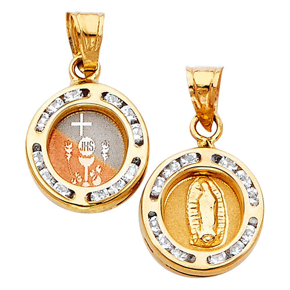14K CIRCLE PENDANT