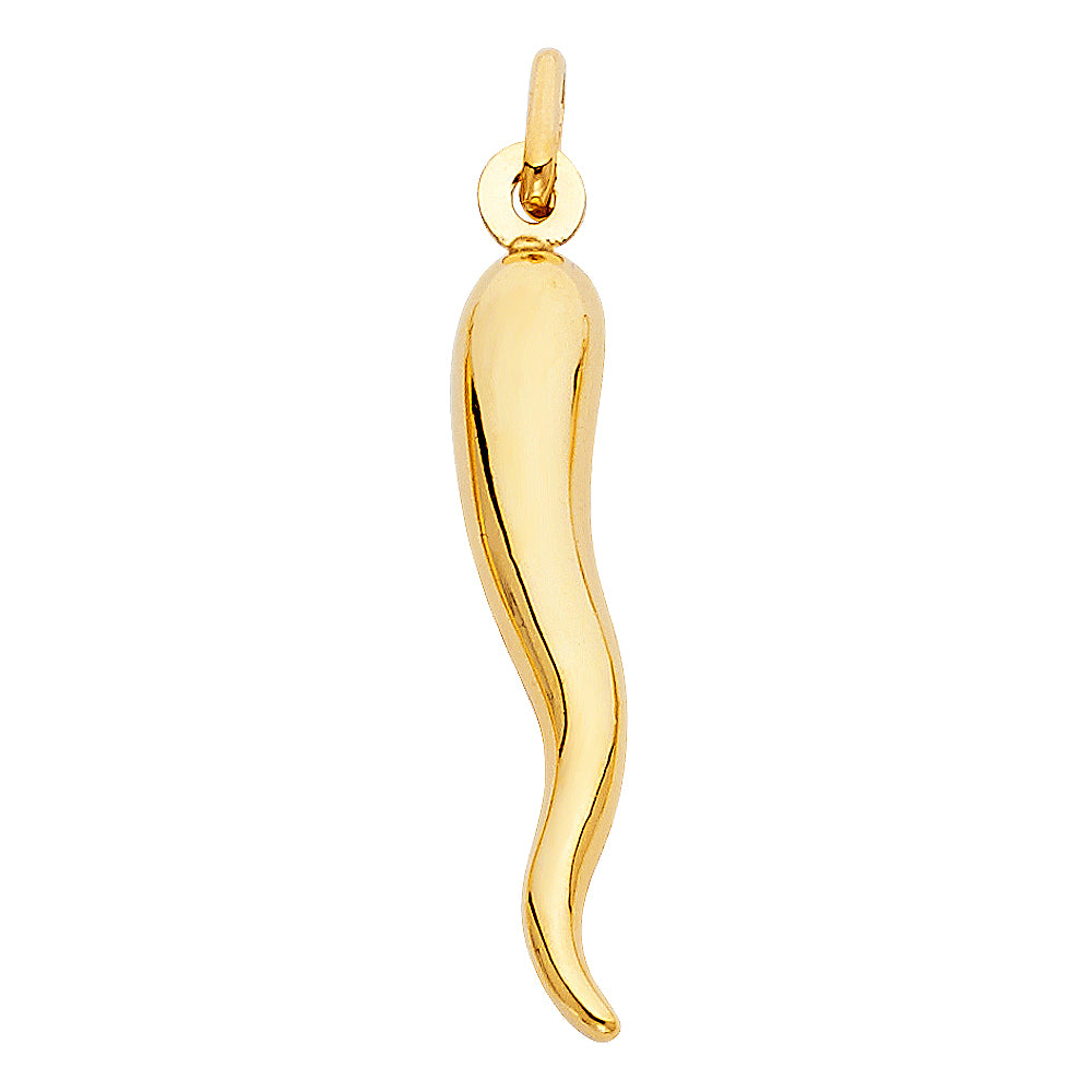 14KY HORN PENDANT