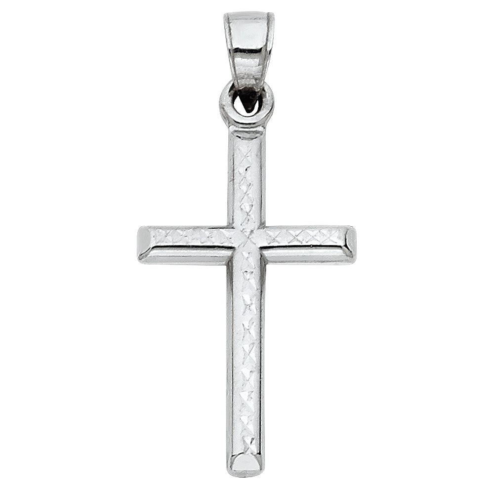 14KW CROSS PENDANT