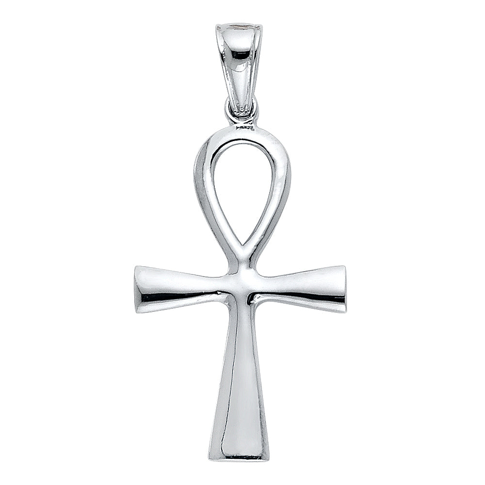 14KW ANKH CROSS PENDANT