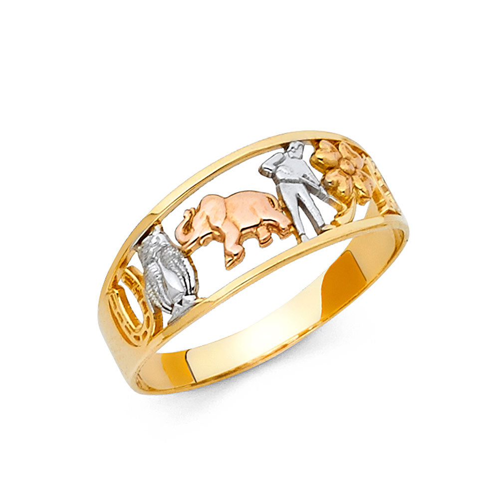 14K 3CT LUCKY RINGS