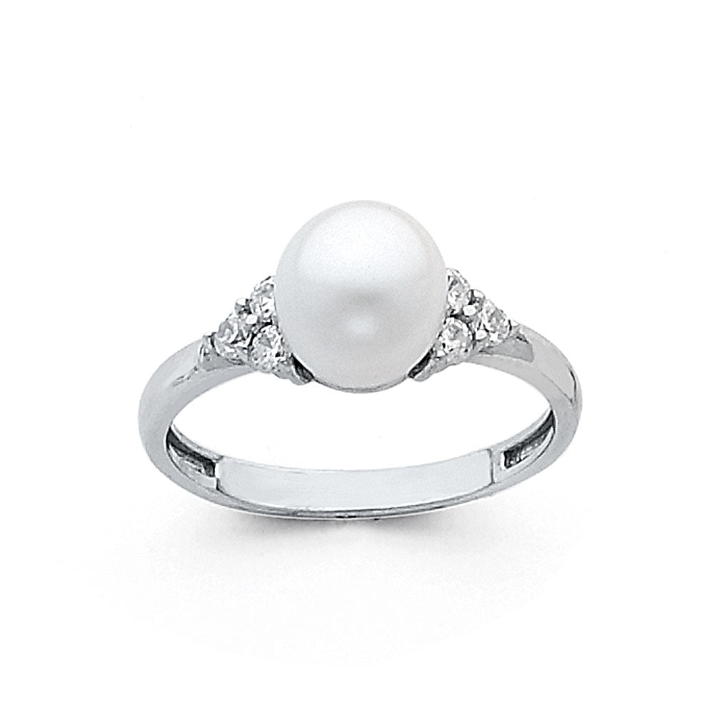 14KW PEARL RINGS