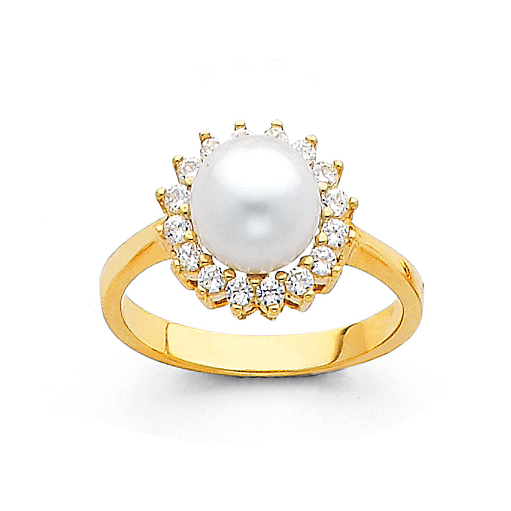 14KY PEARL RINGS