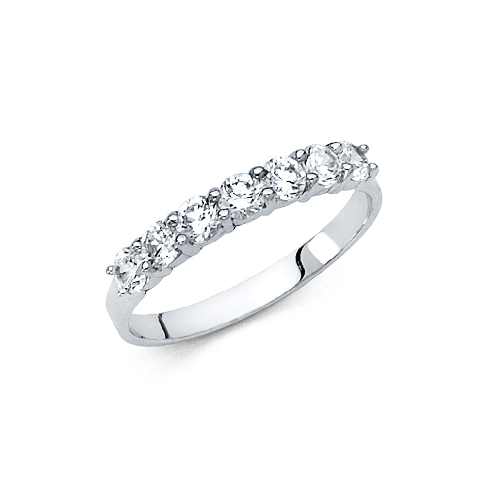 14KW CZ WEDDING BAND