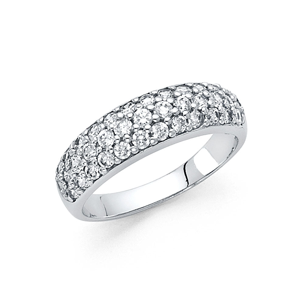 14KW CZ WEDDING BAND