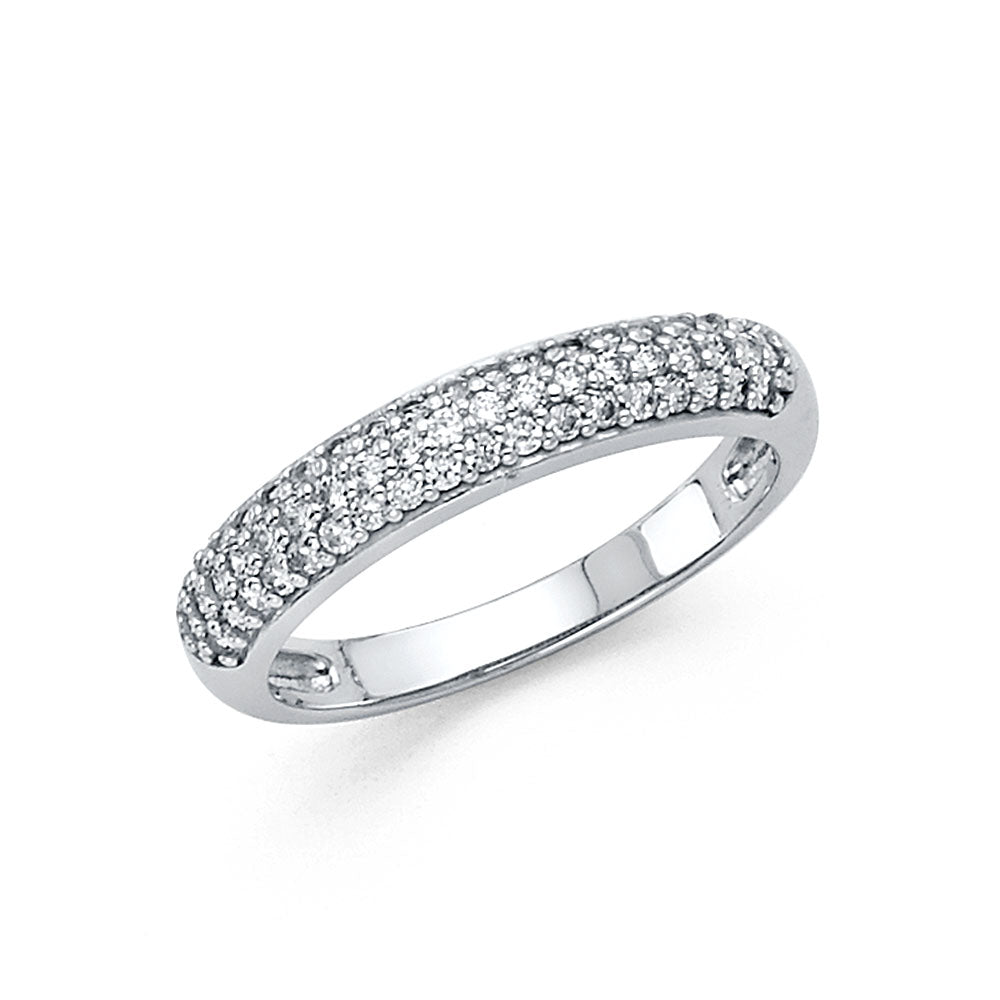 14KW CZ WEDDING BAND