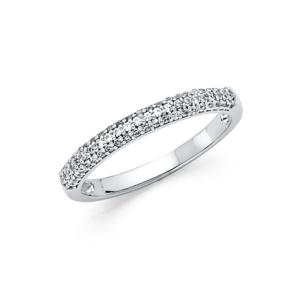 14KW CZ WEDDING BAND
