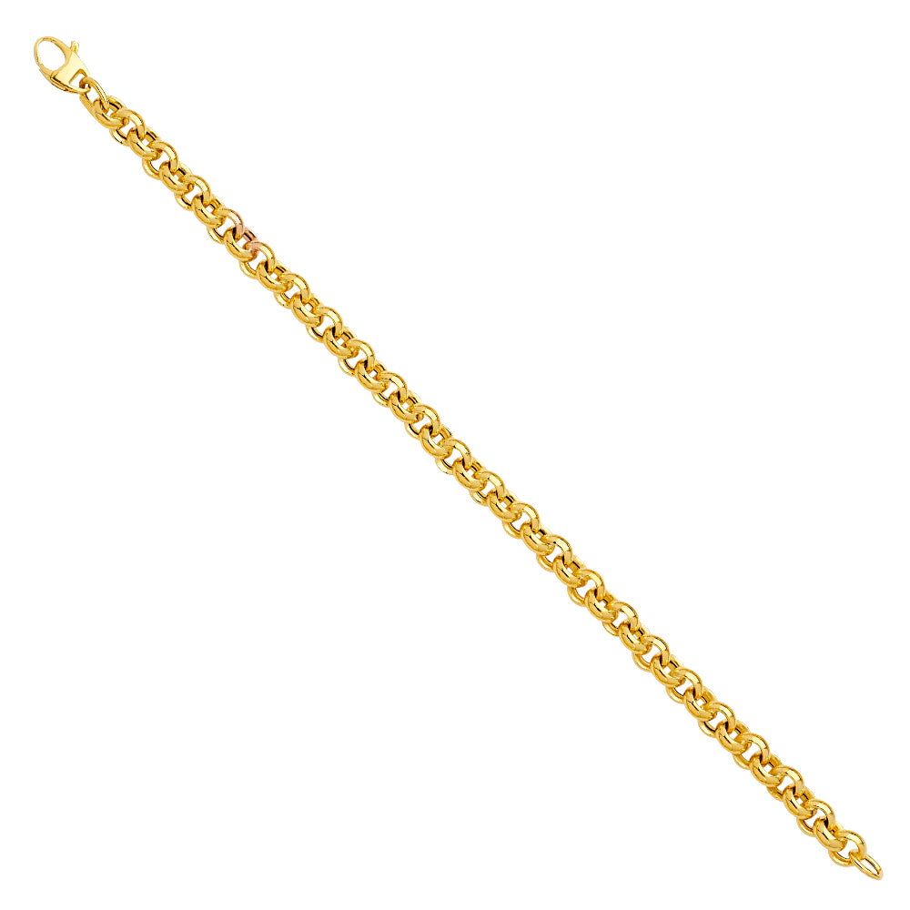 14KY Fancy Hollow Bracelet
