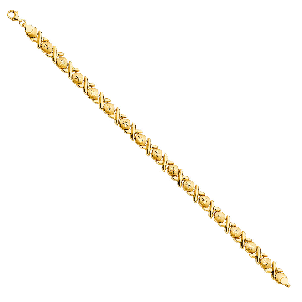 14KY Stampato Bracelet