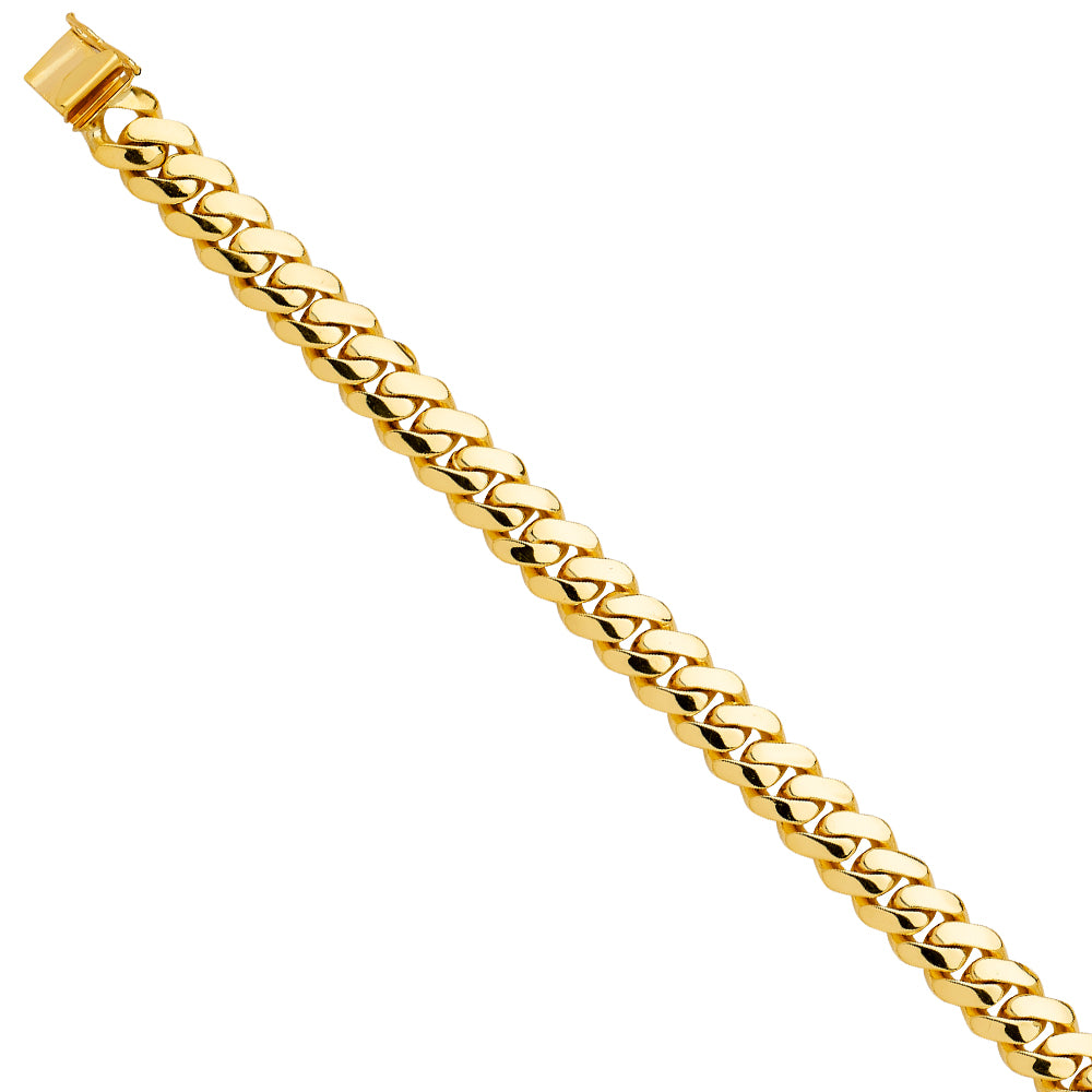 14KY Solid Link Bracelet