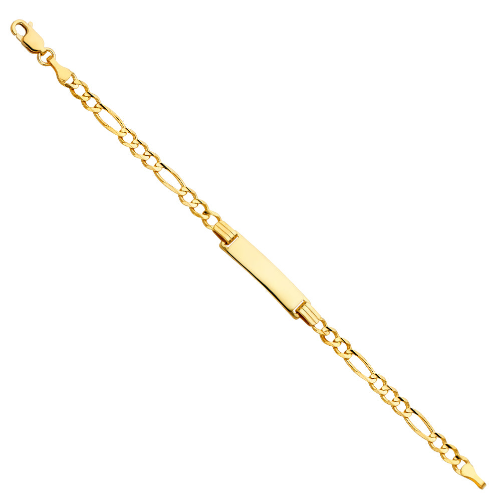 14KY FIG 3+1 BABY ID BRACELET