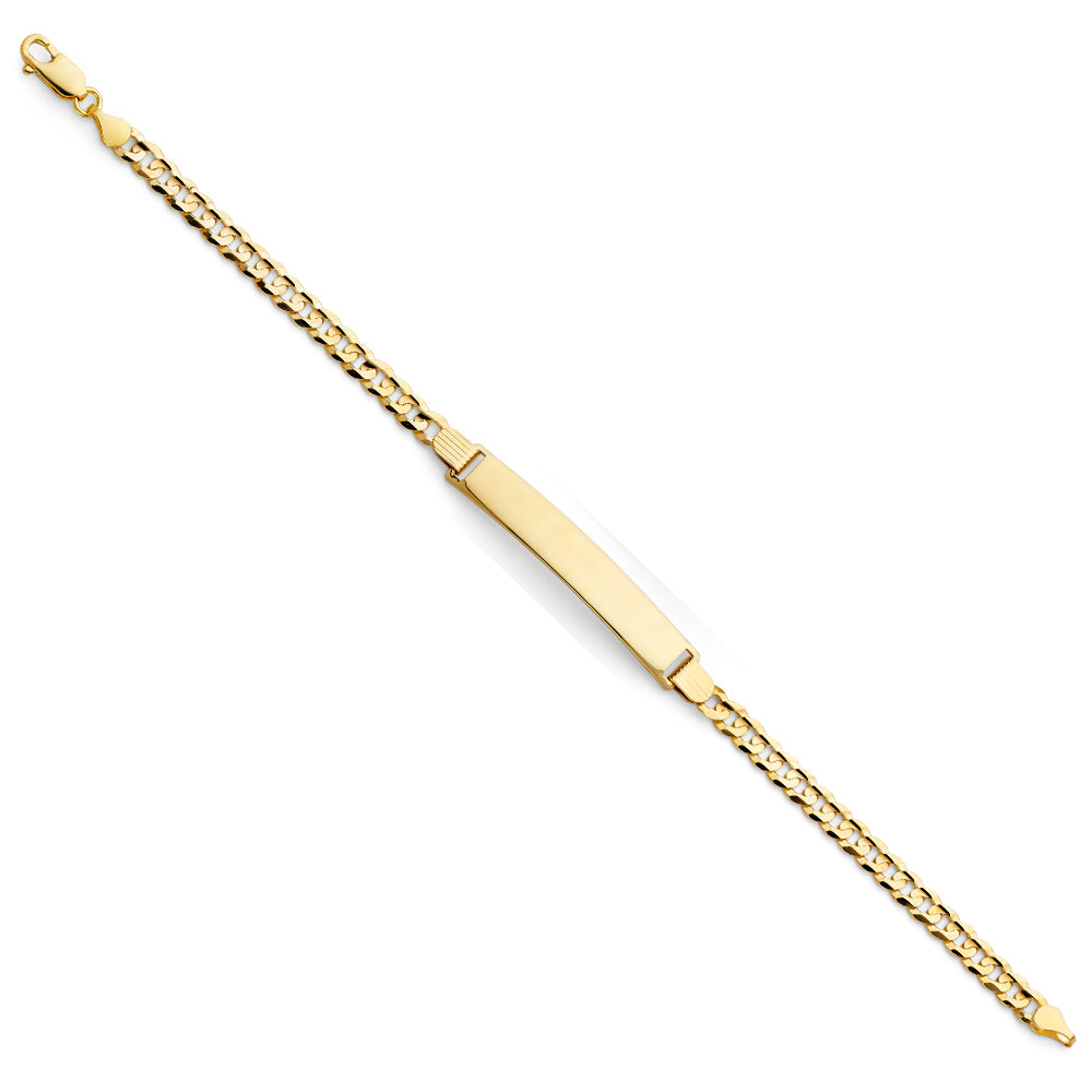 14KY 120 CUBAN ID BRACELET