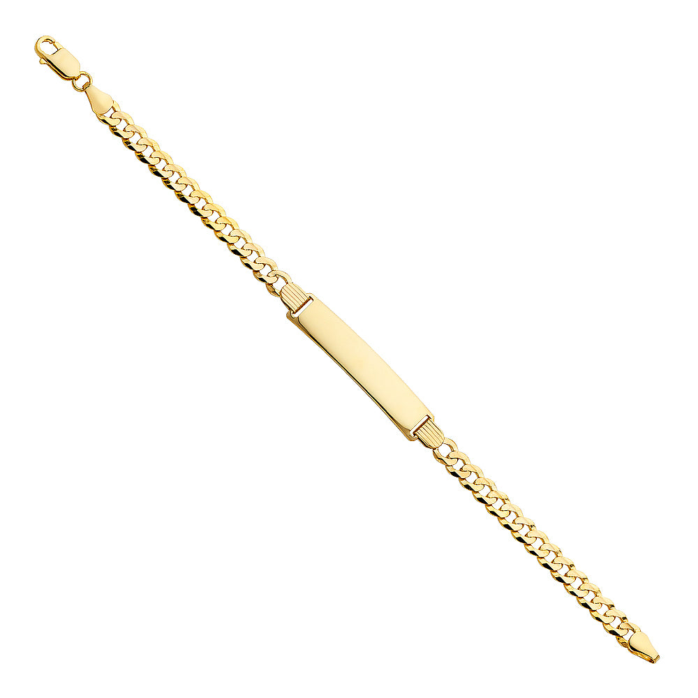 14KY CUBAN 150 ID BRACELET