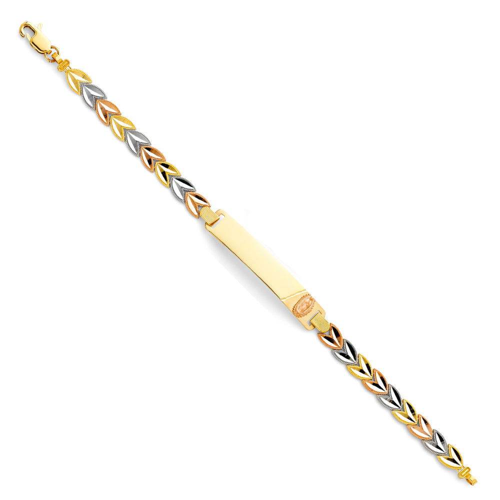 14K 3C GUADALUPE ID BRACELET