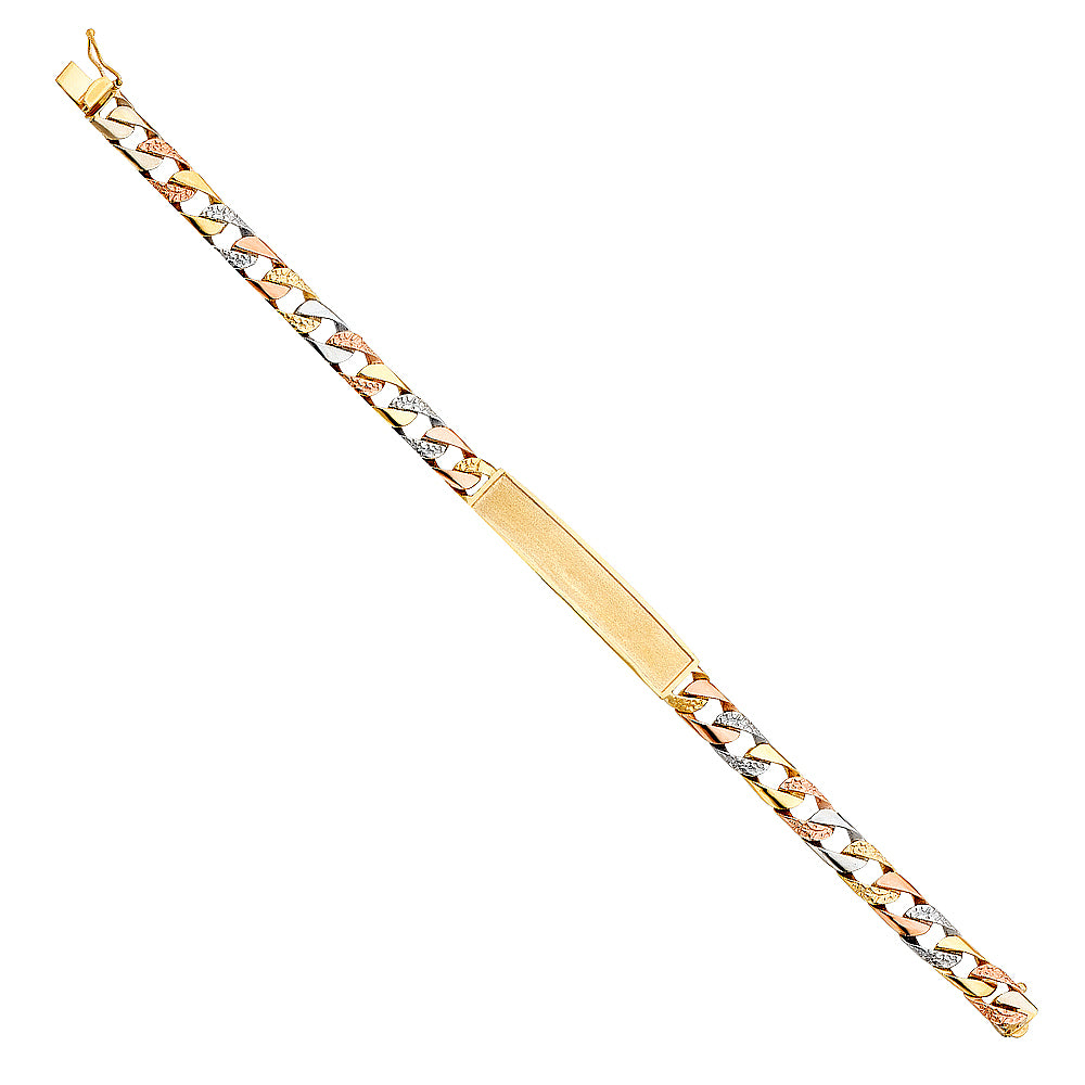 14K 3C NUGGET CUBAN FID BRACE