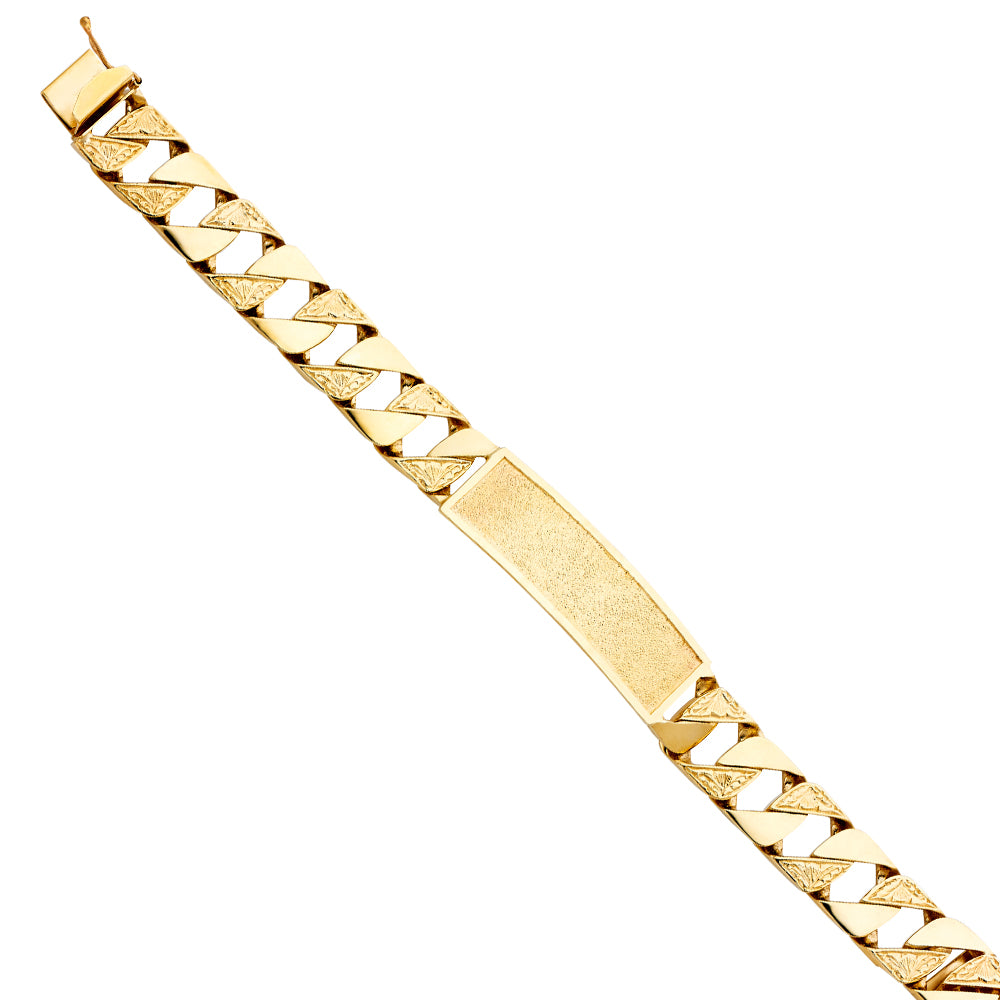 14KY NUG CUBAN LINK FID BRACE