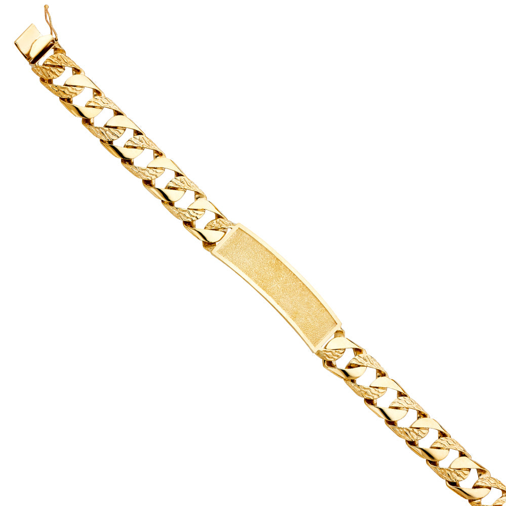 14KY NUG CUBAN LINK FID BRACE
