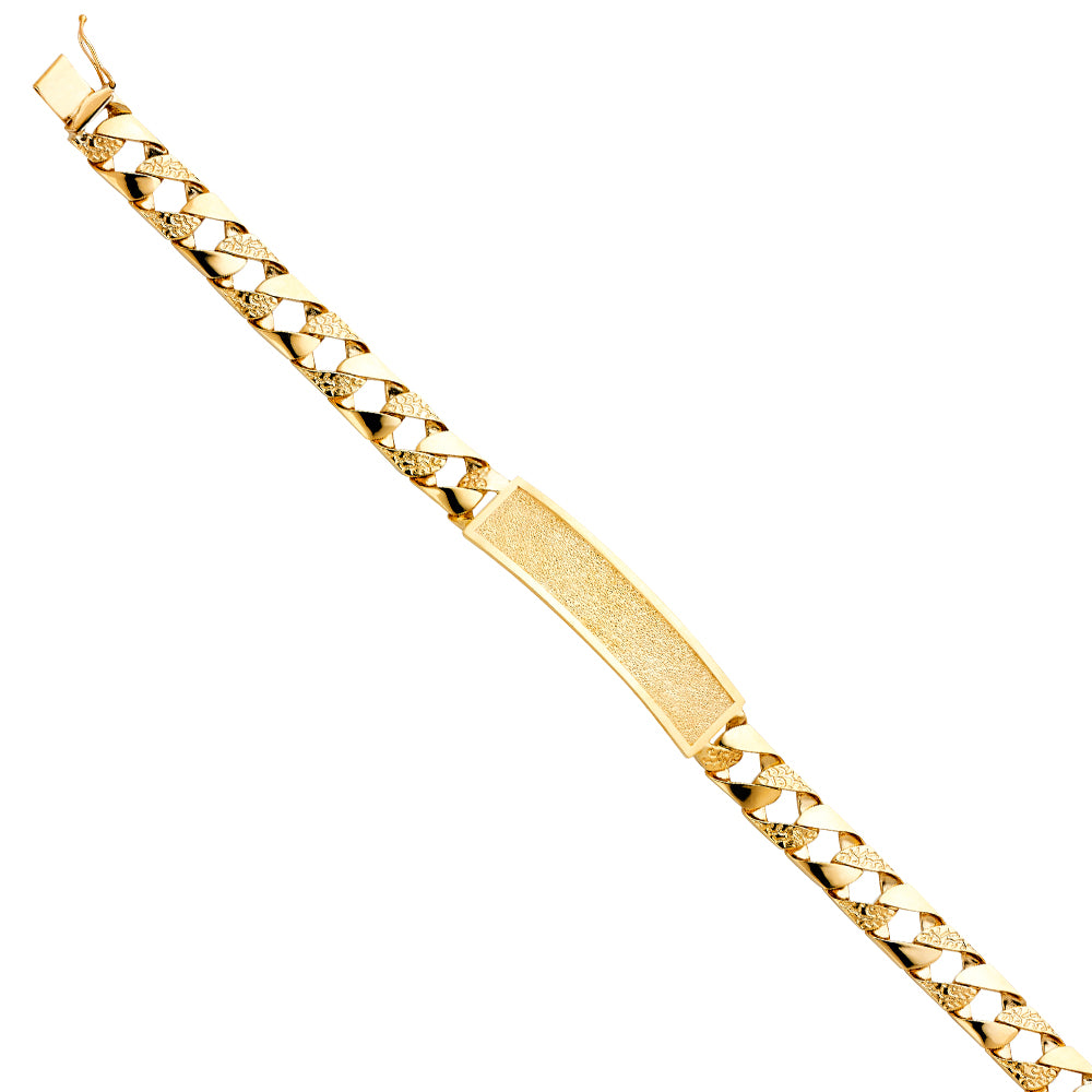 14KY NUG CUBAN LINK FID BRACE